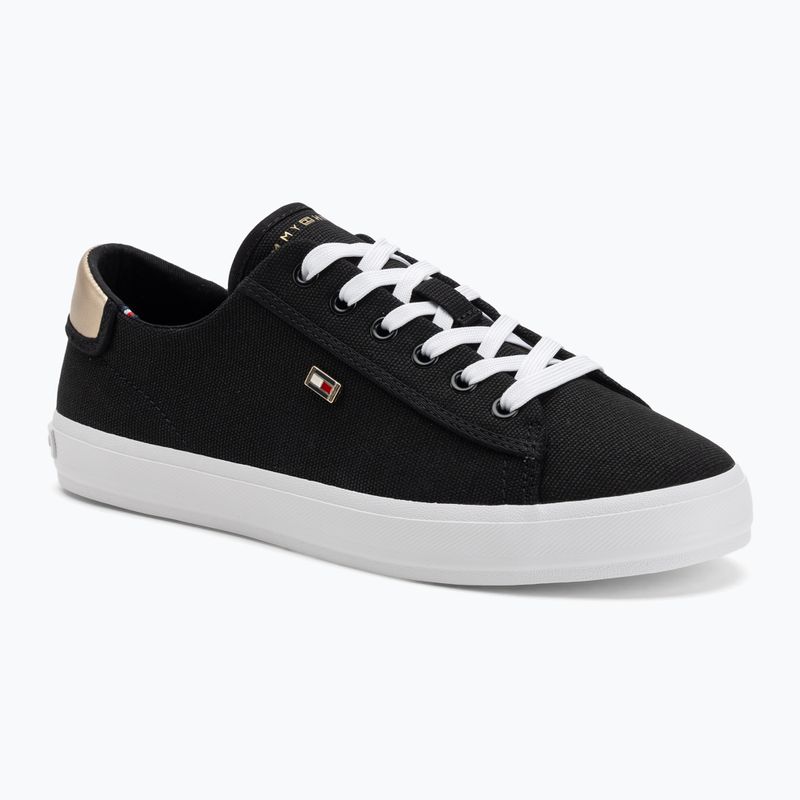 Tommy Hilfiger women's trainers Vulc Canvas Lace Up black