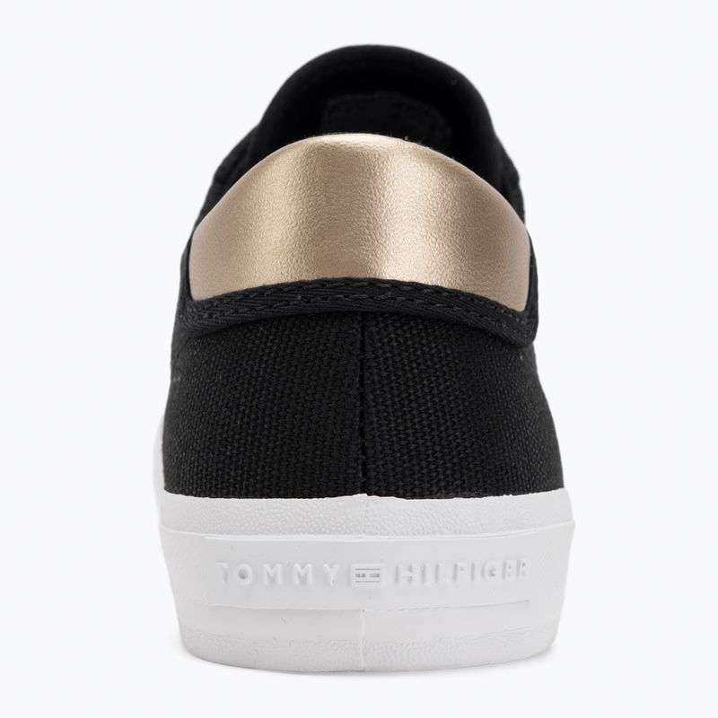 Tommy Hilfiger women's trainers Vulc Canvas Lace Up black 6