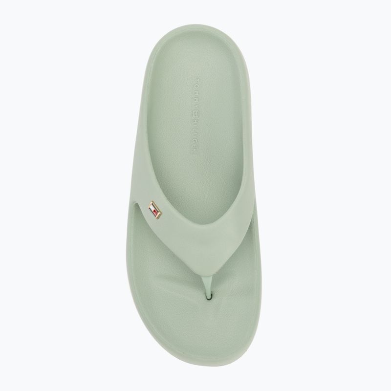 Tommy Hilfiger women's Comfort Beach Sandal flora flip flops 5