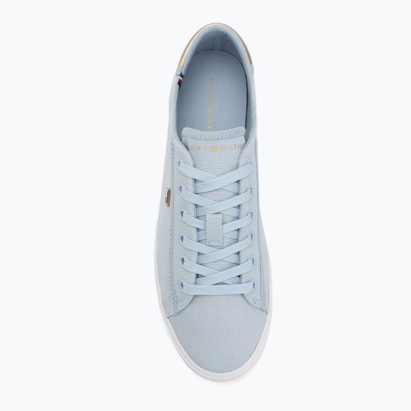 Tommy Hilfiger women's trainers Vulc Canvas Lace Up breezy blue 5