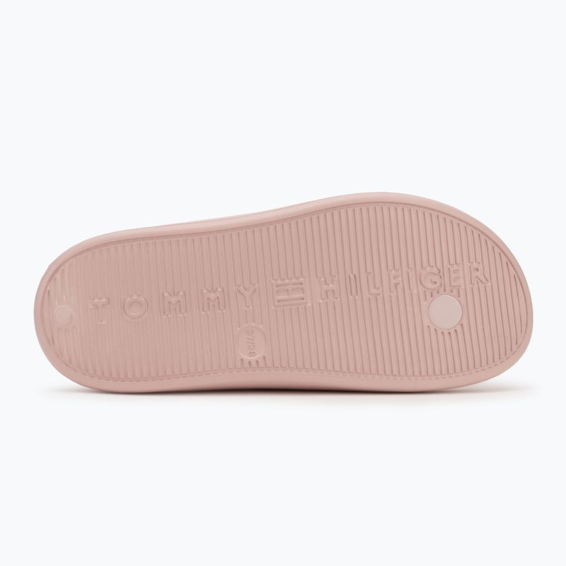 Tommy Hilfiger women's Comfort Beach Sandal foggy pink flip flops 4