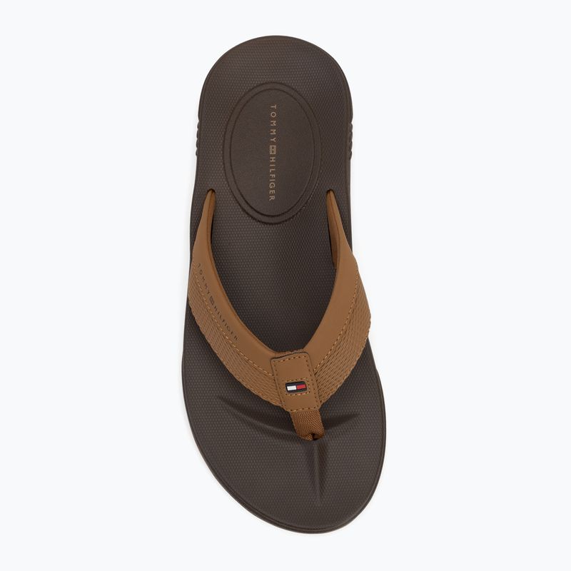 Men's Tommy Hilfiger Molded Beach Sandal desert khaki flip flops 5