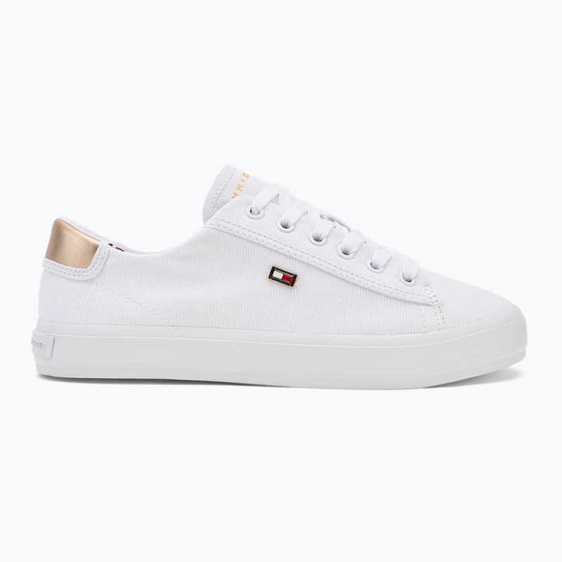 Tommy Hilfiger women's trainers Vulc Canvas Lace Up white 2
