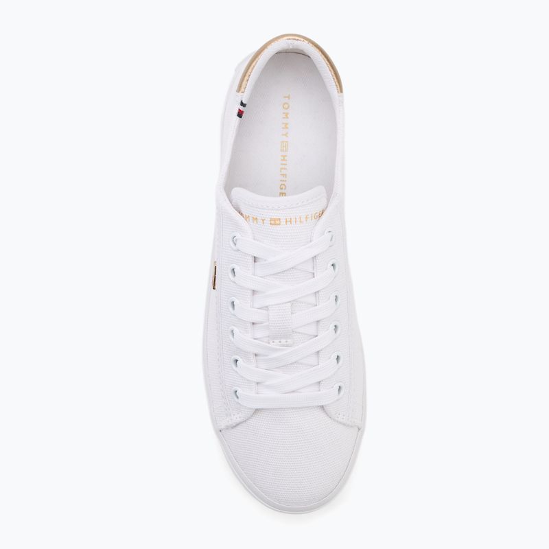 Tommy Hilfiger women's trainers Vulc Canvas Lace Up white 5