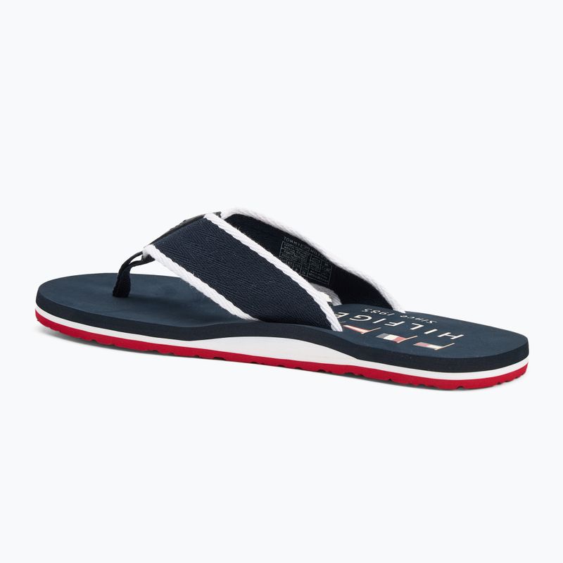 Men's Tommy Hilfiger Patch Beach Sandal desert sky flip flops 3