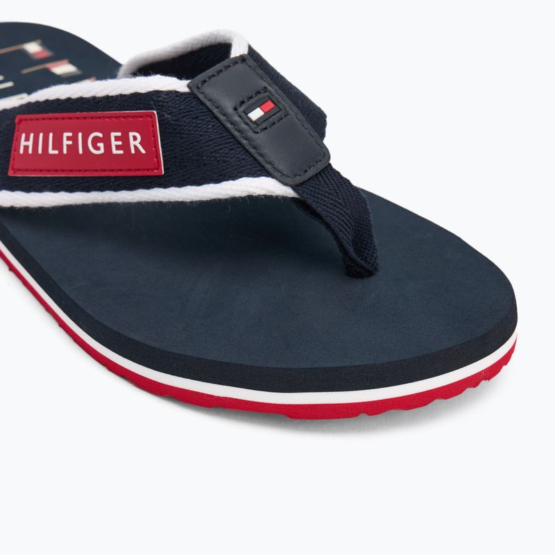 Men's Tommy Hilfiger Patch Beach Sandal desert sky flip flops 7