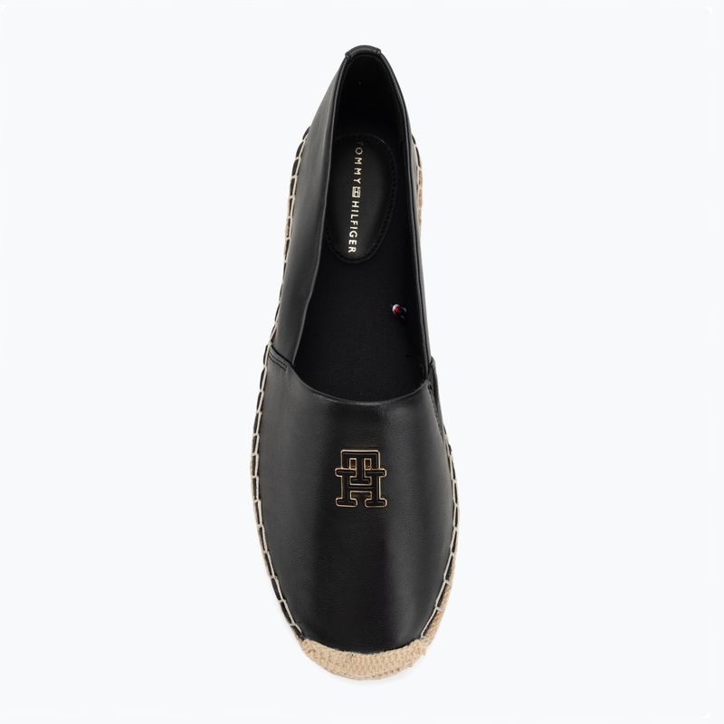 Tommy Hilfiger women's shoes Th Logo Leather black 5