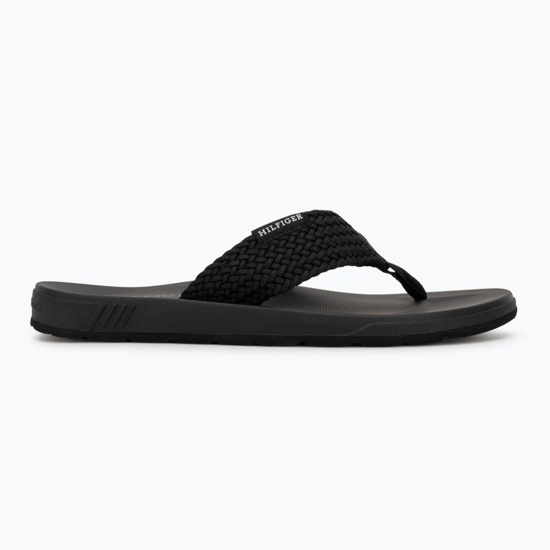 Men's Tommy Hilfiger Molded Web Beach Sandal black 2