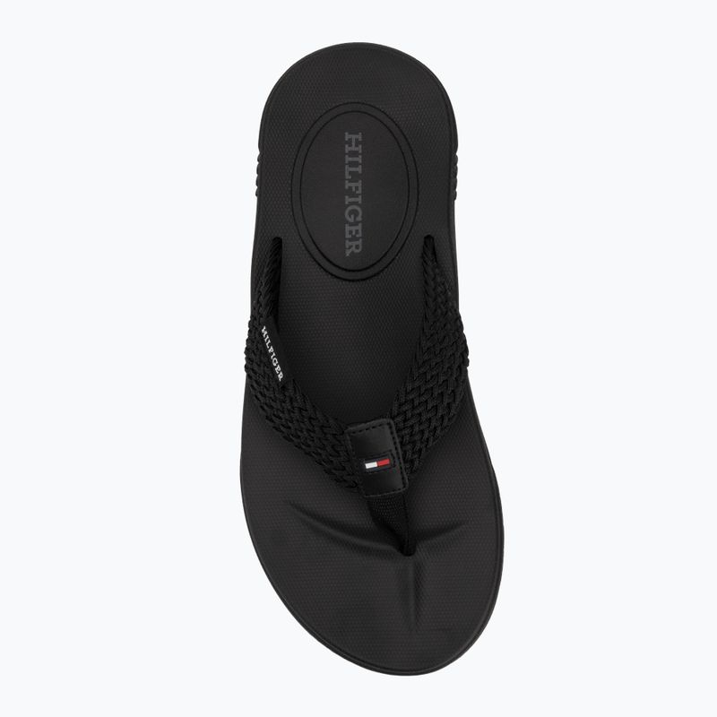 Men's Tommy Hilfiger Molded Web Beach Sandal black 5