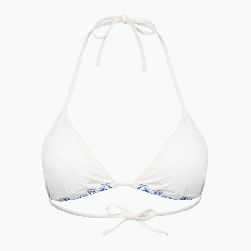 Tommy Hilfiger Triangle Rp Print floral stripe blue spell swimsuit top 2