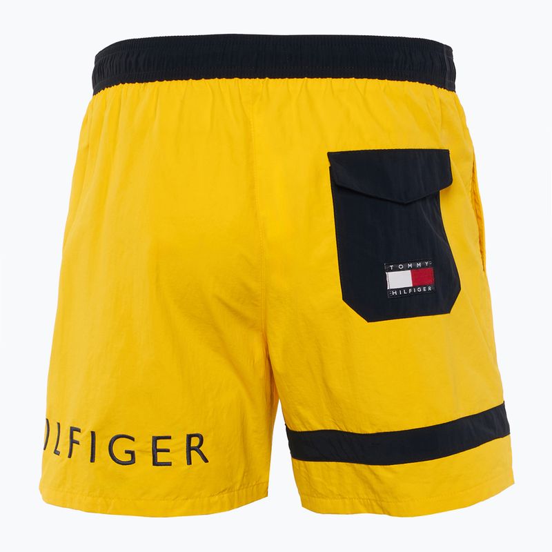 Men's Tommy Hilfiger Medium Drawstring swim shorts marigold yellow 2