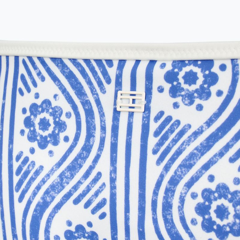 Tommy Hilfiger Cheeky String Side Tie Print floral stripe blue spell swimsuit bottom 3
