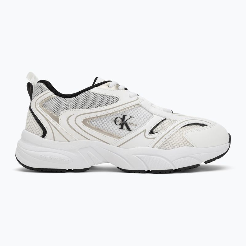 Calvin Klein women's shoes YW0YW01807 Retro Tennis Mesh Ml bright white/black 2