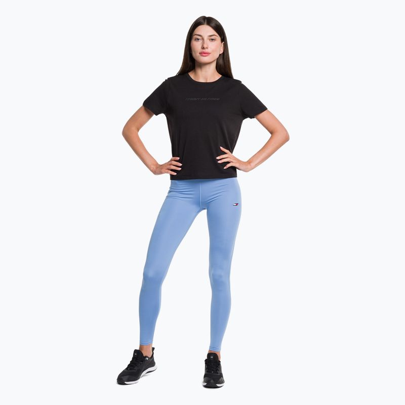 Tommy Hilfiger Performance Mesh Tee black women's training t-shirt 2