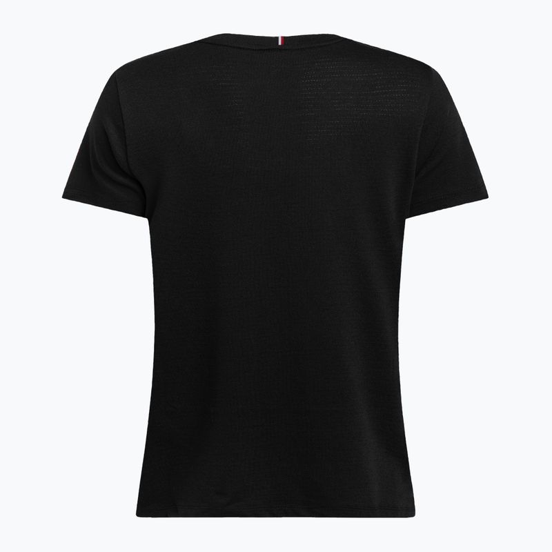 Tommy Hilfiger Performance Mesh Tee black women's training t-shirt 6