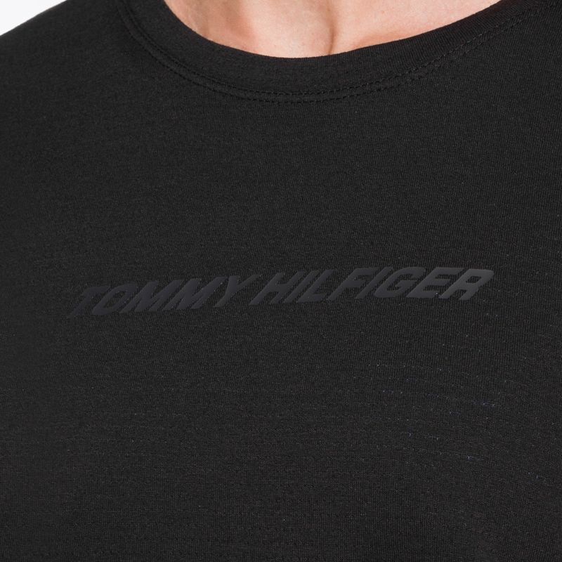 Tommy Hilfiger Performance Mesh Tee black women's training t-shirt 4