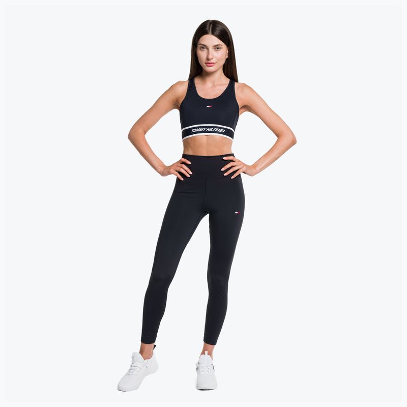 Tommy Hilfiger women's training leggings Hw Essential 7/8 blue 2
