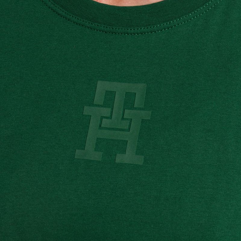Tommy Hilfiger women's training shirt Regular Th Monogram green 4