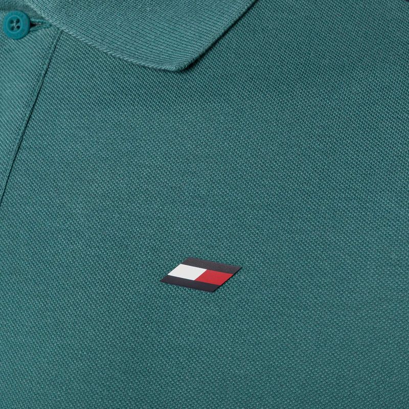 Tommy Hilfiger men's training shirt Textured Tape Polo green 7