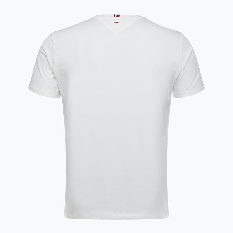 Men's Tommy Hilfiger Colorblocked Mix Media S/S training shirt white 6
