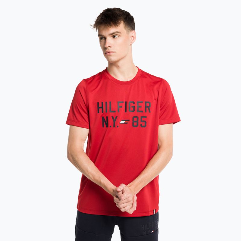 Men's Tommy Hilfiger Graphic Training T-shirt red