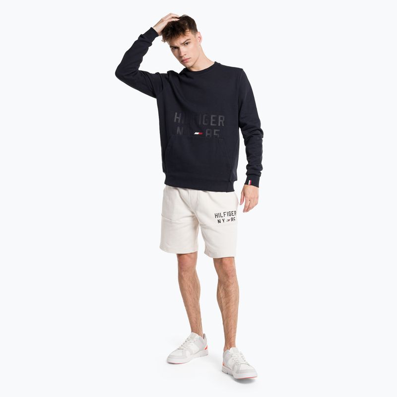 Tommy Hilfiger Graphic Crew blue men's training sweatshirt 2