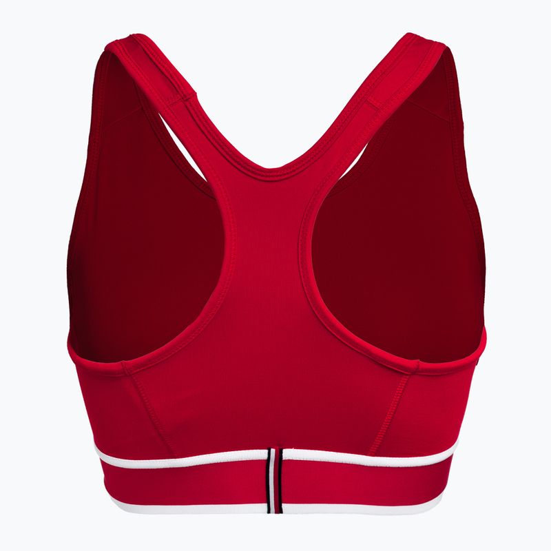 Tommy Hilfiger Mid Int Tape Racer Back red fitness bra 6