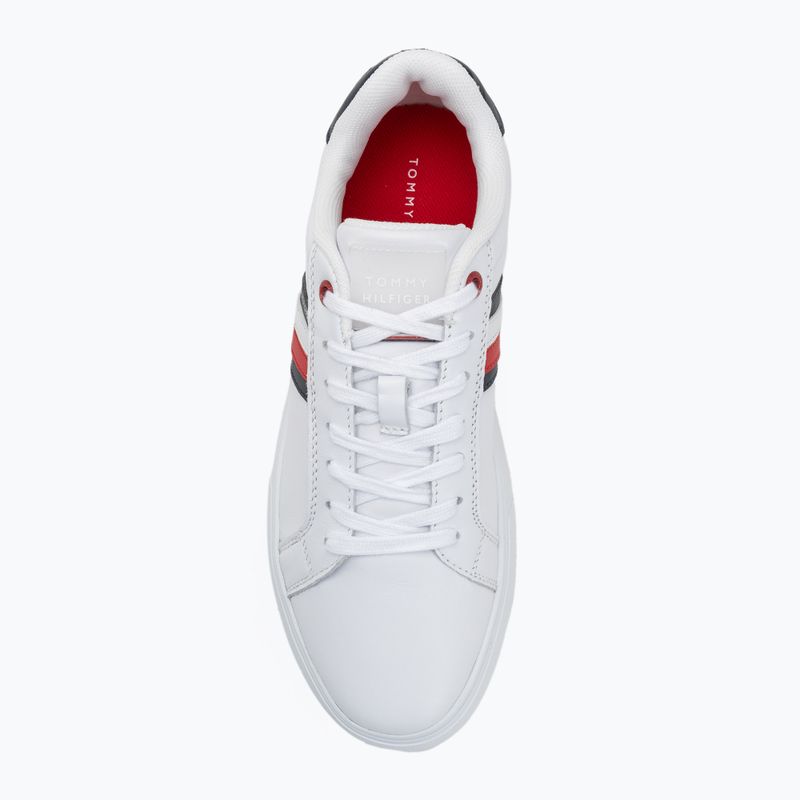 Tommy Hilfiger men's shoes Essential Leather Cupsole white 5