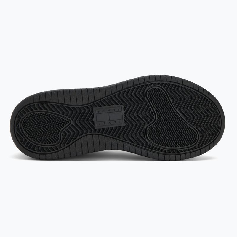 Women's shoes Tommy Jeans Retro Basket Flatform Ess triple black 4