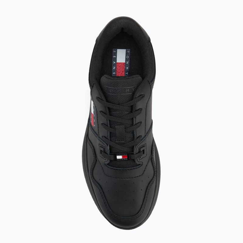 Women's shoes Tommy Jeans Retro Basket Flatform Ess triple black 5