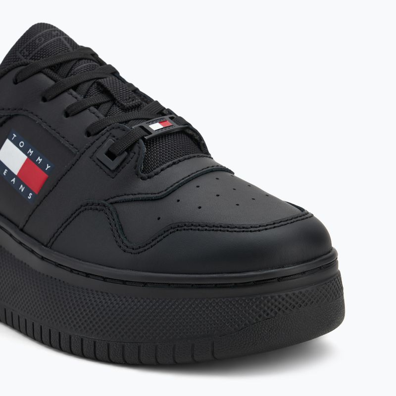 Women's shoes Tommy Jeans Retro Basket Flatform Ess triple black 7