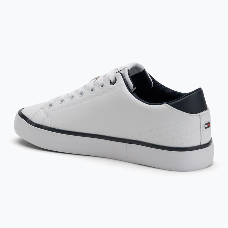 Tommy Hilfiger men's trainers Th Hi Vulc Core Low Leather Ess YBS white 3