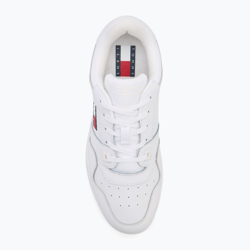 Tommy Jeans men's shoes Tjm Retro Basket Ess white 5