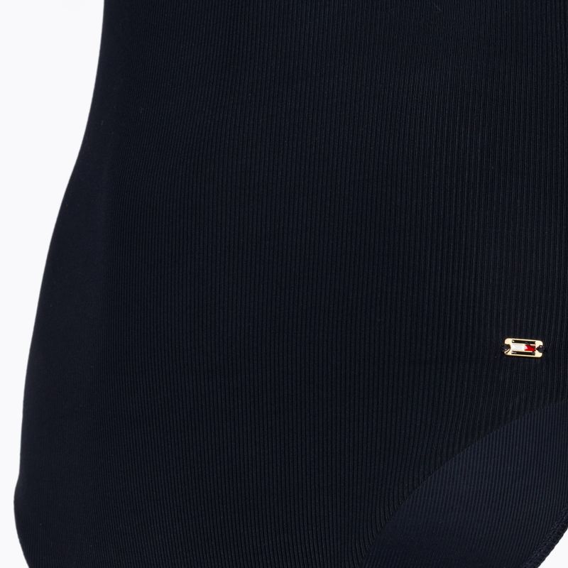 Tommy Hilfiger women's Triangle One Piece Rp dessert skye swimsuit 3