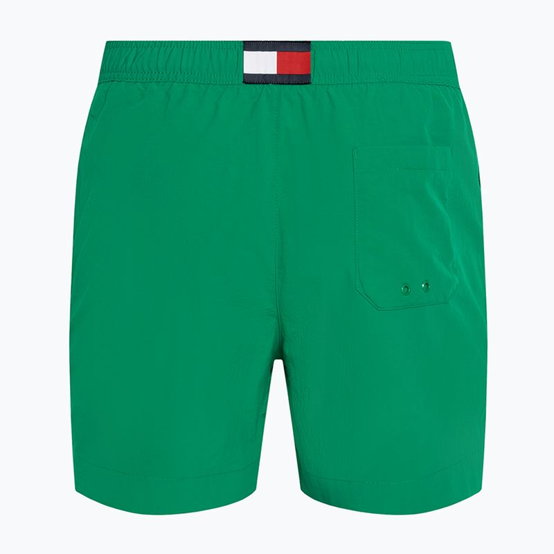Men's Tommy Hilfiger Medium Drawstring Olympic green swim shorts 2