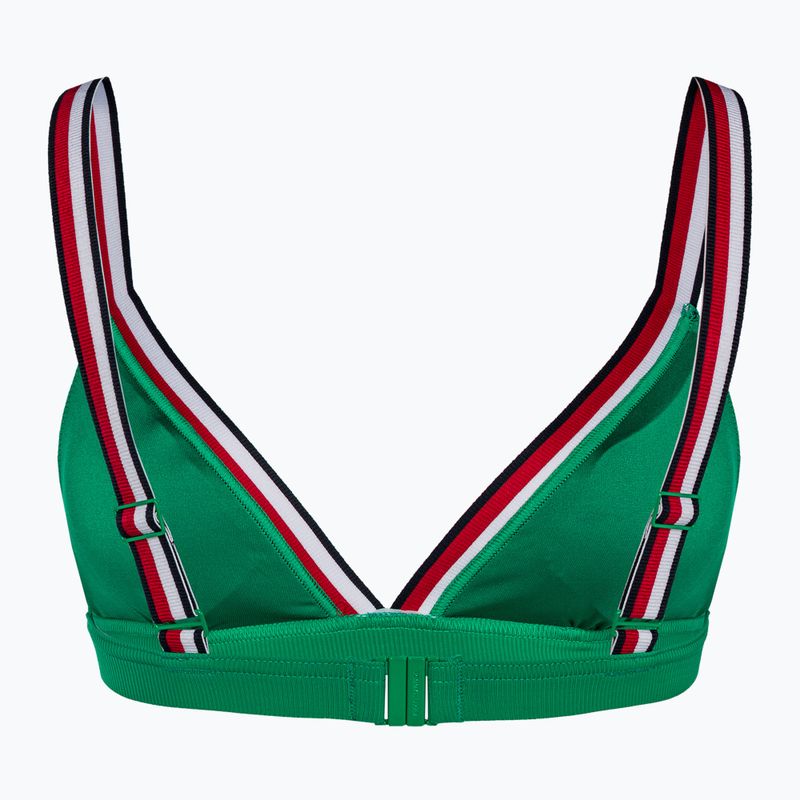 Tommy Hilfiger Triangle Rp olympic green swimsuit top 2