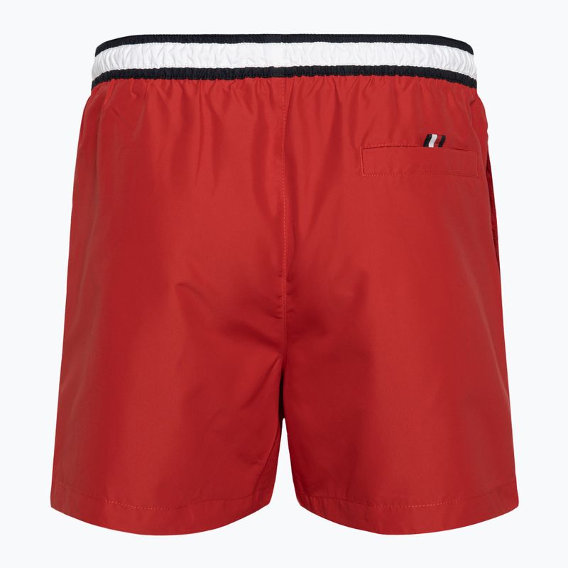 Men's Tommy Hilfiger Medium Drawstring primary red swim shorts 2