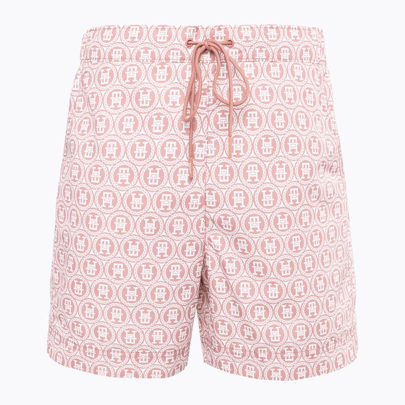 Tommy Hilfiger men's swim shorts SF Medium Drawstring Print laurel teaberry blossom