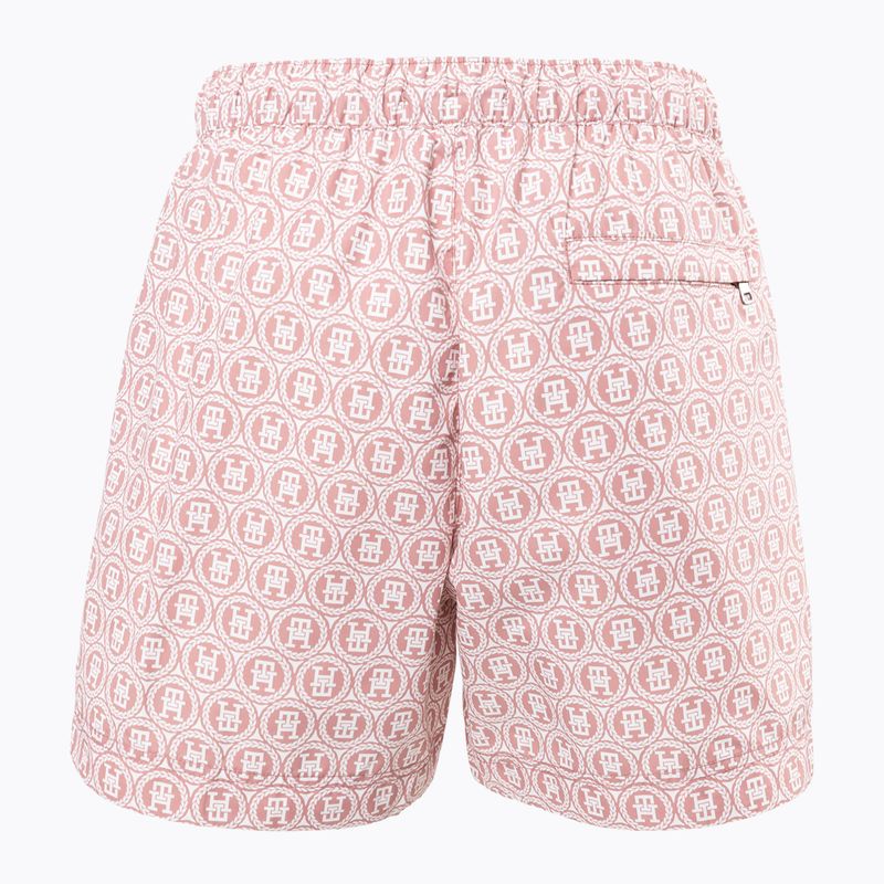 Tommy Hilfiger men's swim shorts SF Medium Drawstring Print laurel teaberry blossom 2