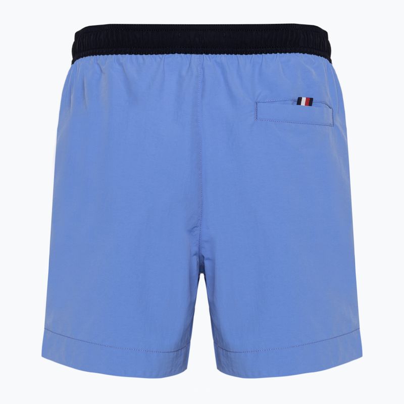 Men's Tommy Hilfiger Medium Drawstring blue spell swim shorts 2