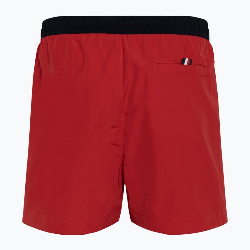 Men's Tommy Hilfiger Medium Drawstring primary red swim shorts 2