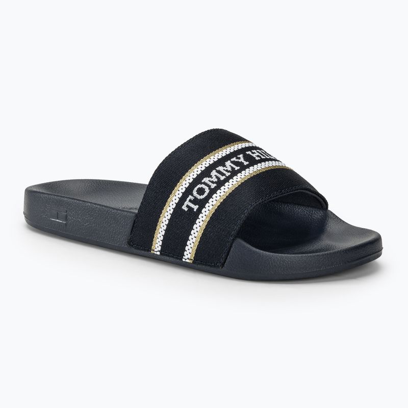 Tommy Hilfiger women's slides Poolslide With Webbing space blue
