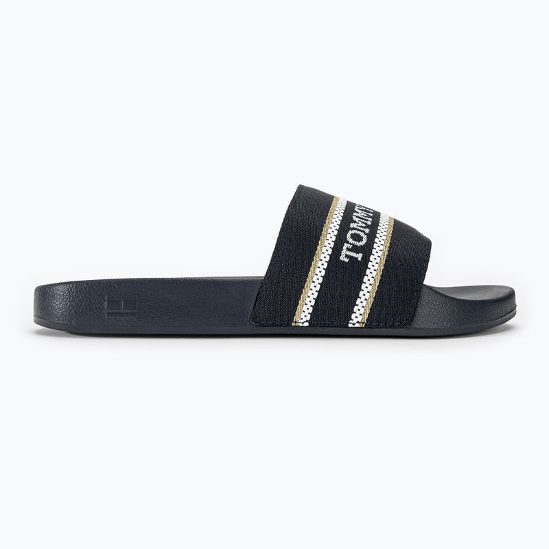 Tommy Hilfiger women's slides Poolslide With Webbing space blue 2