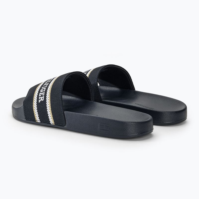 Tommy Hilfiger women's slides Poolslide With Webbing space blue 3