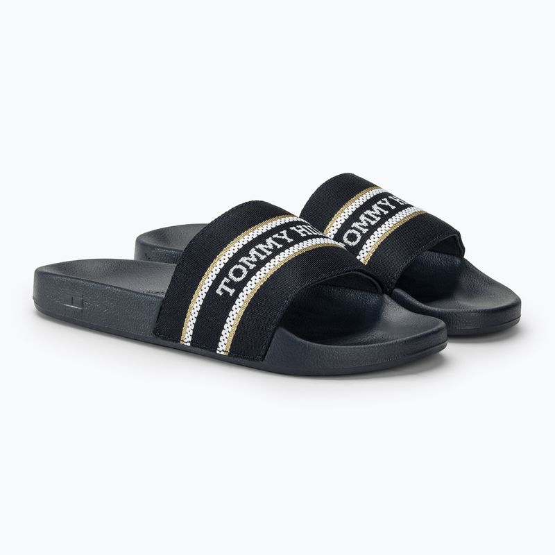 Tommy Hilfiger women's slides Poolslide With Webbing space blue 4