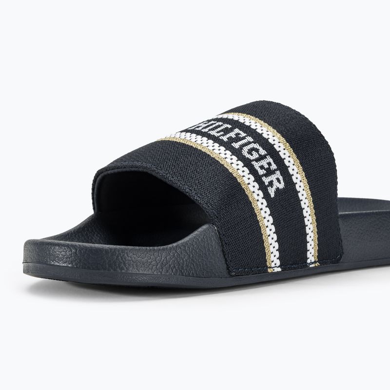 Tommy Hilfiger women's slides Poolslide With Webbing space blue 8