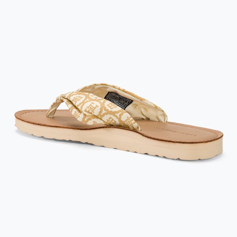 Women's Tommy Hilfiger Emblem Elevated Beach Sandal AEF calico flip flops 3