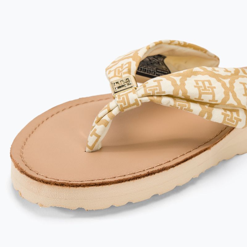 Women's Tommy Hilfiger Emblem Elevated Beach Sandal AEF calico flip flops 7