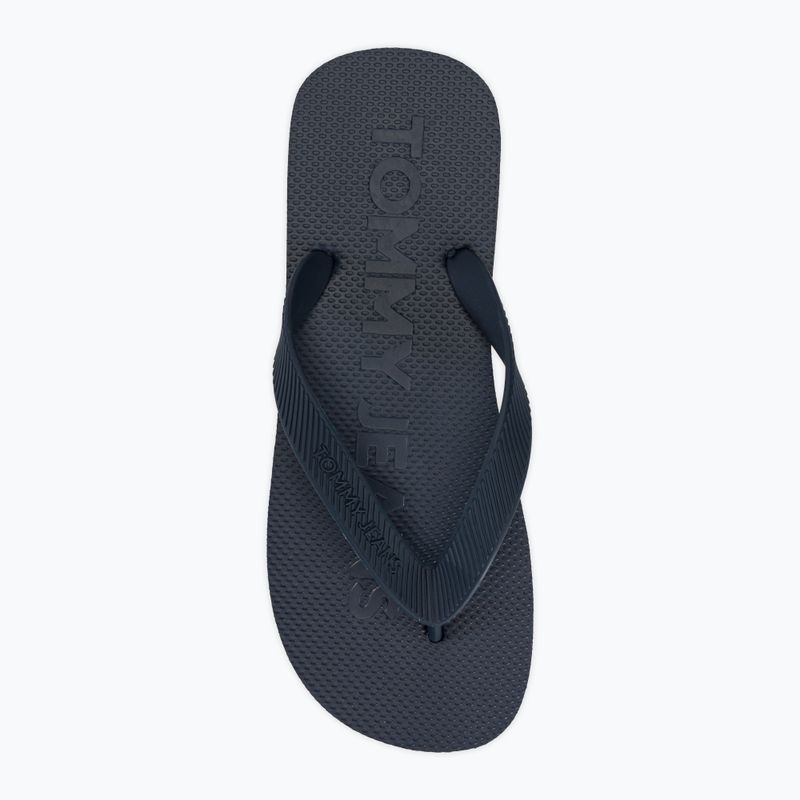 Women's Tommy Jeans Logo Flip Flop dark night navy 5