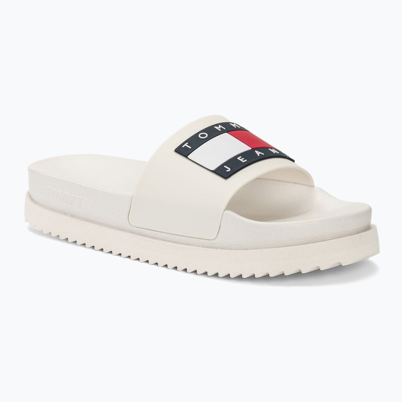 Tommy Jeans Women's Elevated Flatform Slide ecru